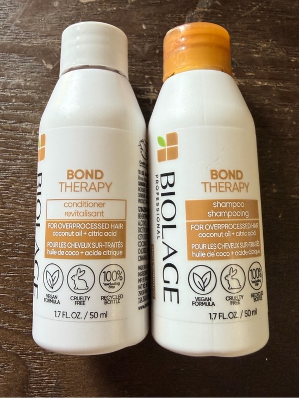 Biolage Bond Therapy Shampoo & Conditioner Duo - White & Tan